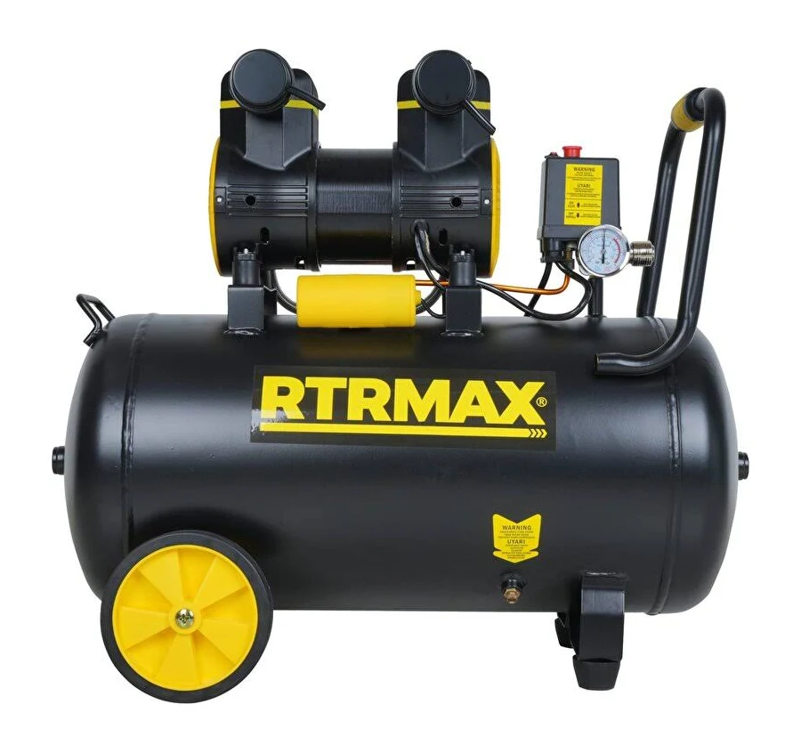 RTM7450\50 LT YUKSEK HIZLI YAGSIZ HAVA KOMPRESORU 2.0 HP RTRMAX