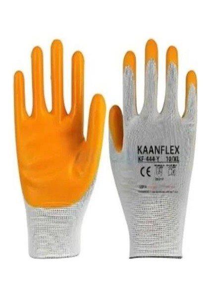 KF-999-Y SARI NITRIL ELDIVEN NO:10 KAANFLEX