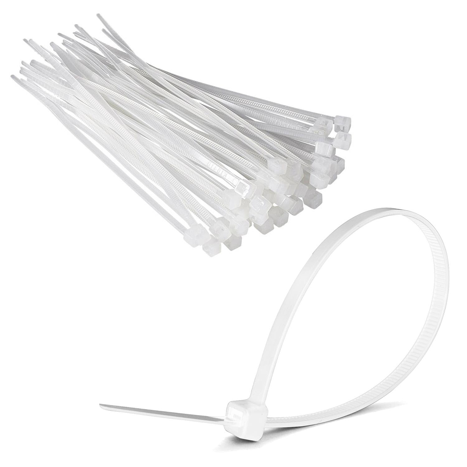 2.5X100 PLASTIK KABLO BAGI BEYAZ