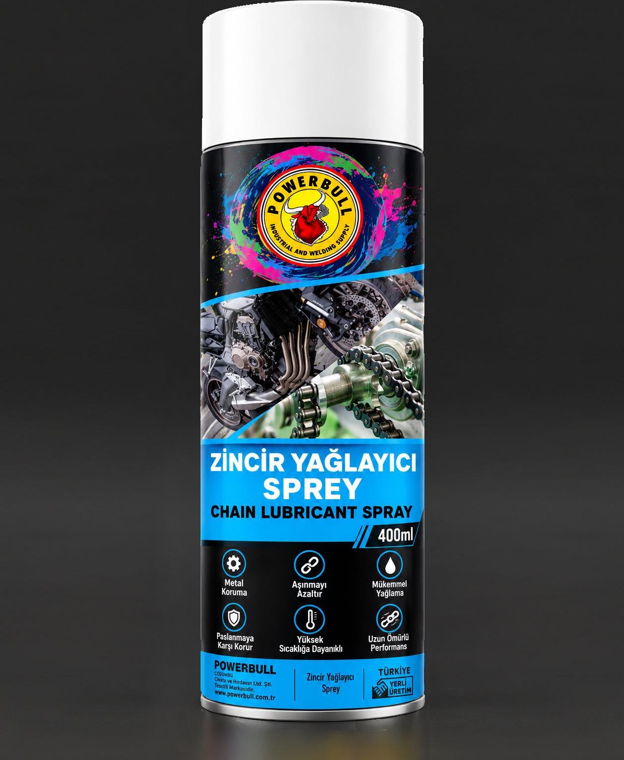 ZINCIR YAGLAMA SPREYI 400 ML POWERBULL