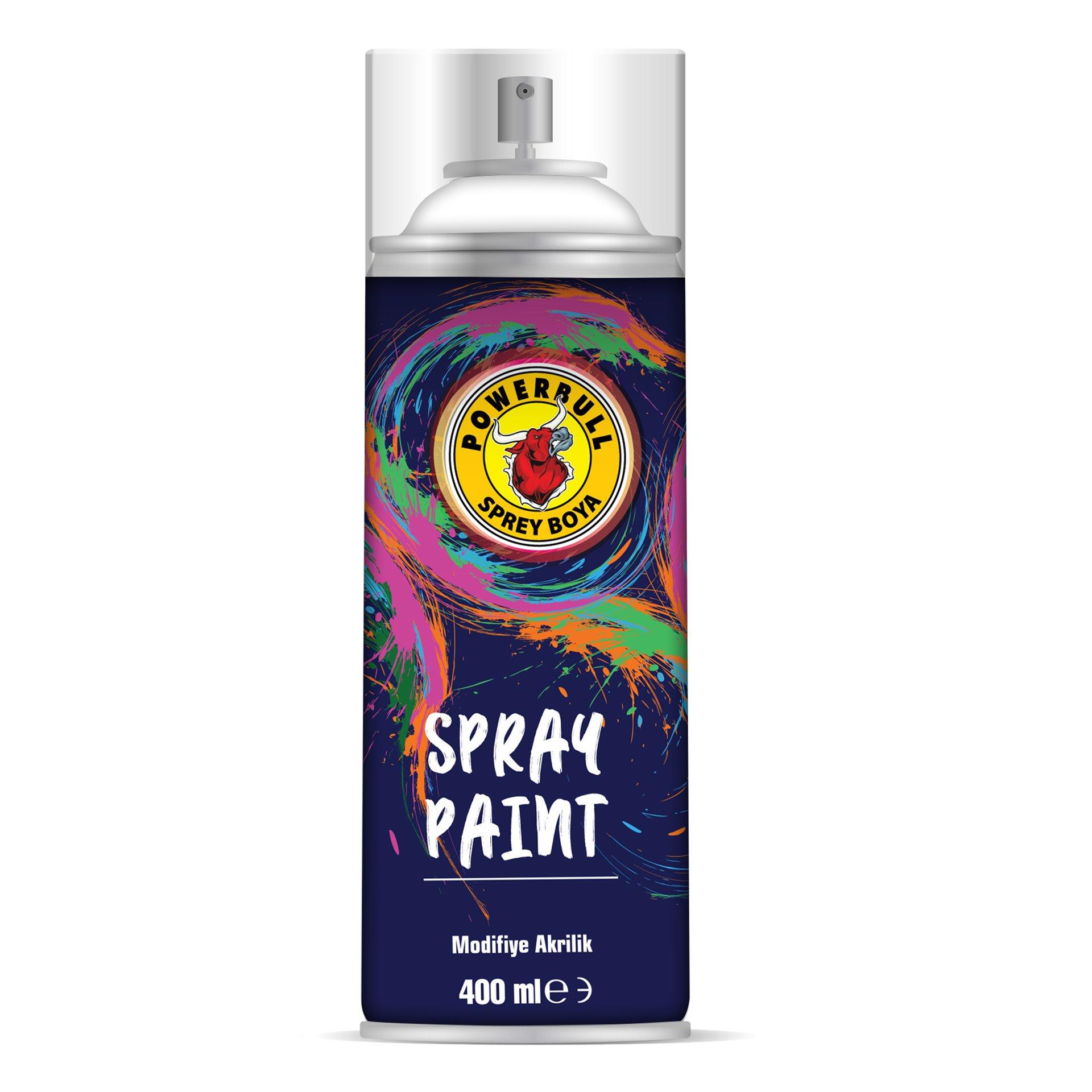 RAL9003P PARLAK BEYAZ SPREY BOYA 400ML POWERBULL